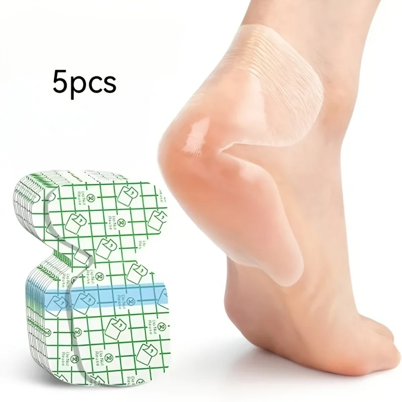 Moisturizing Heel Patches Invisible Breathable for Dry Cracked Heels Soft PVC Repair Foot Care Cushion No Glue Festival Party Fa