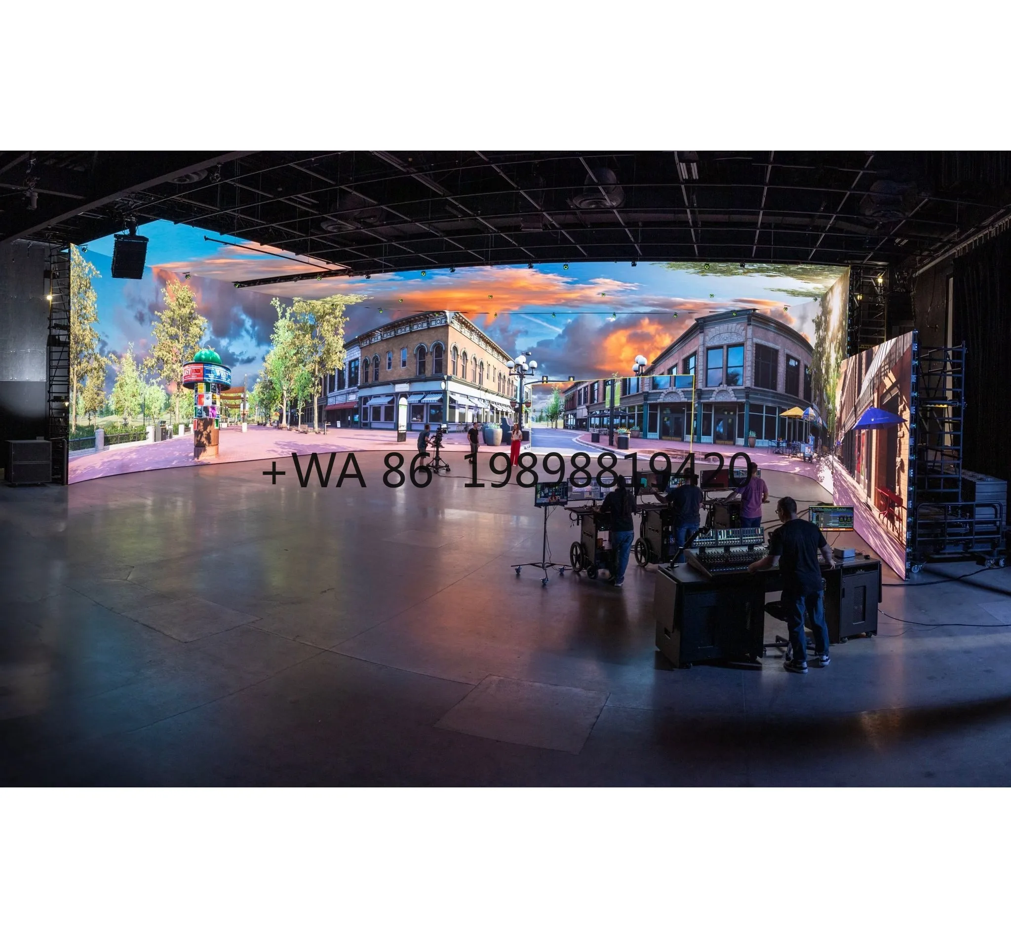 

Waterproof Anti-Collision GOB P1.9 P1.953 Flexible Led Video Wall for Small Big Stage Elegant Backdrop