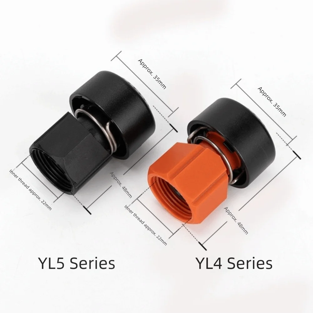 M22 Thread Pressure Washer Connector Water Outlet Set High Pressure Rated Hose Connector Adapter Quick Connection