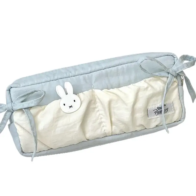 Cute Ruffled Bow Pencil Case With Large Capacity And Soft Fabric Perfect For Students School Study Daily Stationery Storage