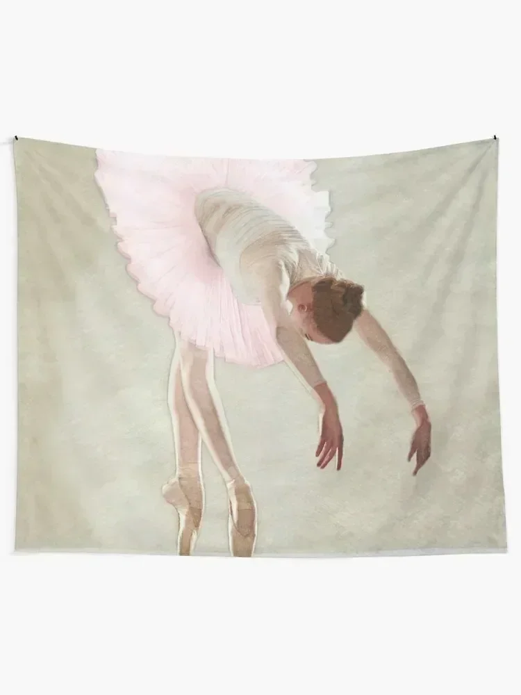 Ballerina _ Porte de Bras Watercolor Tapestry Wallpaper Hanging Wall Tapestry