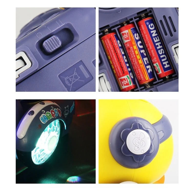 Cartoon face changing bee car toy, 4 face changing forms, automatic face changing, perfect gift for babies