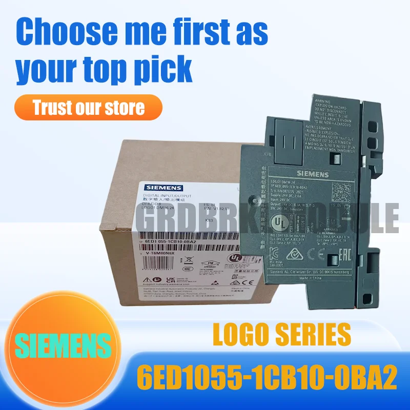

New original SIEMENS 6ED1055-1CB10-0BA2 6ED1 055-1CB10-0BA2 LOGO! DM16 24 Expansion Module