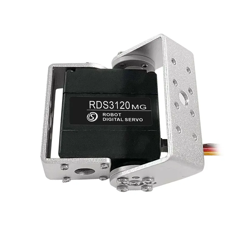 Servo digital robô RDS3115/RDS3120 180/270 °   Rolamento de esferas duplo de engrenagem de metal 4.8-6.8V para braço robótico modelo de avião de barco de carro RC