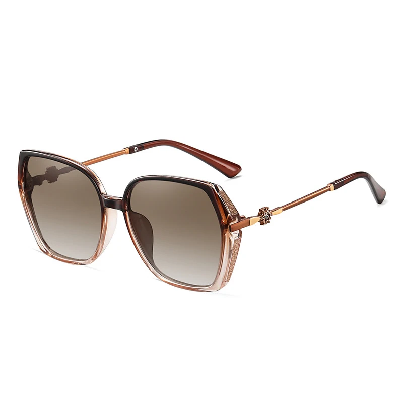 

2025 High Quality Women Brand Polarized Square Frame Sunglasses Women Outdoor UV400 Eyewear Luxury Designer Gafas De Sol