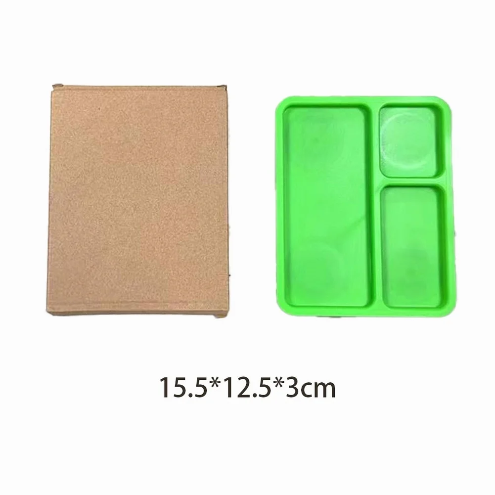 ABS Magnetic Hardware Storage Box with 15+3 Grids for Screws For Nails Small Parts Organizers for Workshop Garage