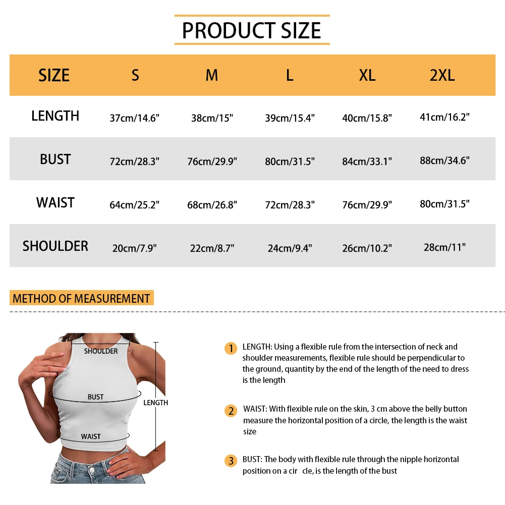 Women's Halter Neck Crop Tank Top Sleeveless O-Neck Backless Slim Fit Summer Casual Basic Custom Print On Demand image 2