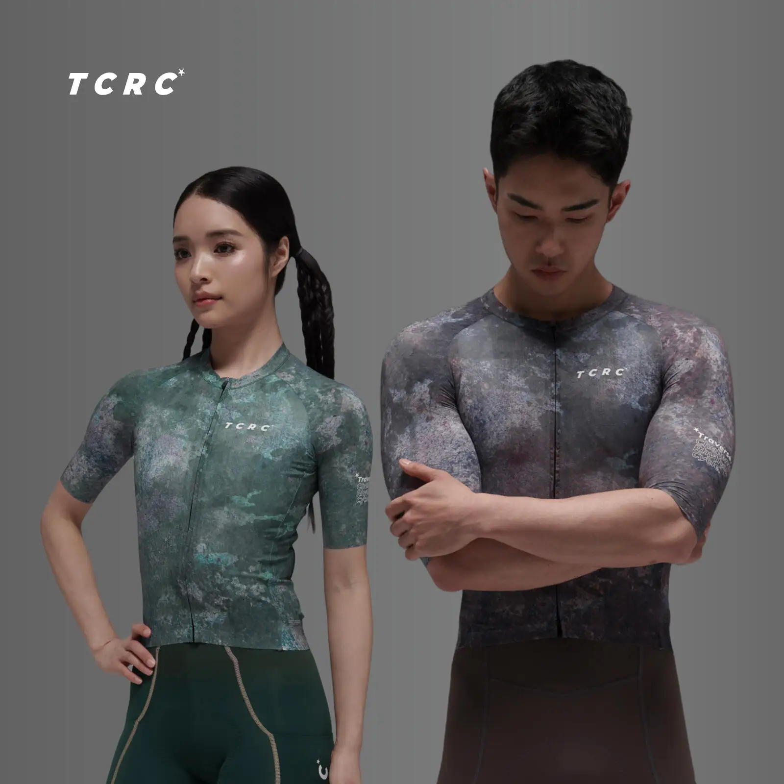 

Мужская велосипедная майка TCRC, летняя велосипедная рубашка с коротким рукавом, женские облегающие велосипедные топы, дышащая одежда для MTB с молнией YKK