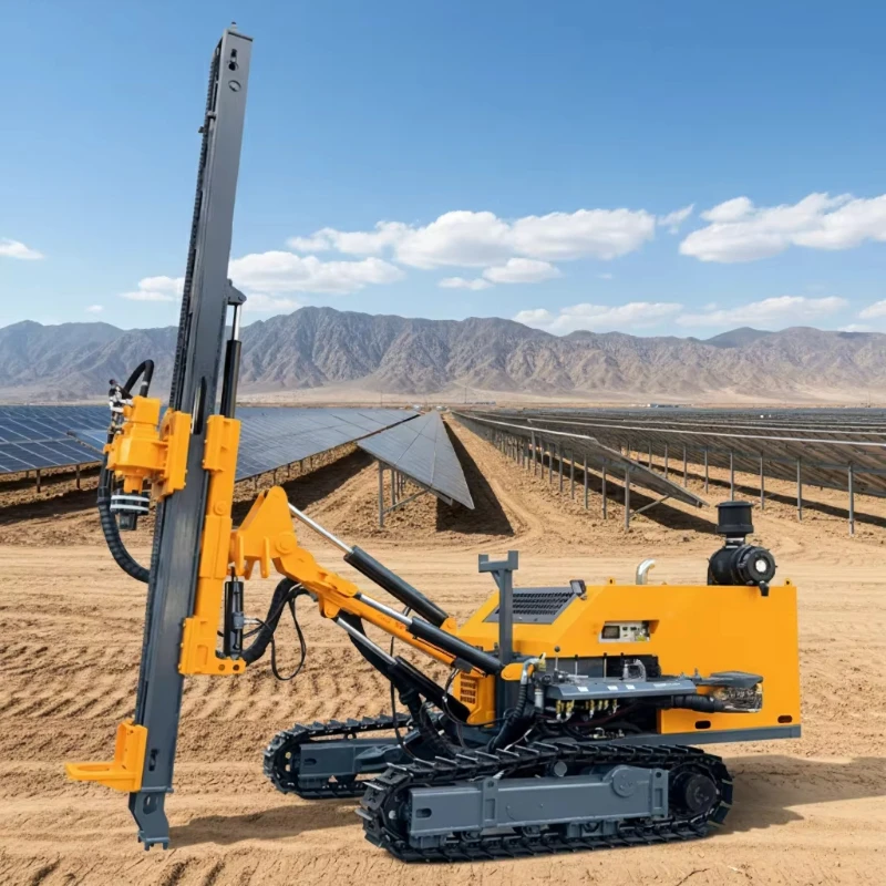 Customized Pile Driver Solar Screw Pile Driver Helical Piling Machine With Auger for Photovoltaic Ground Installation