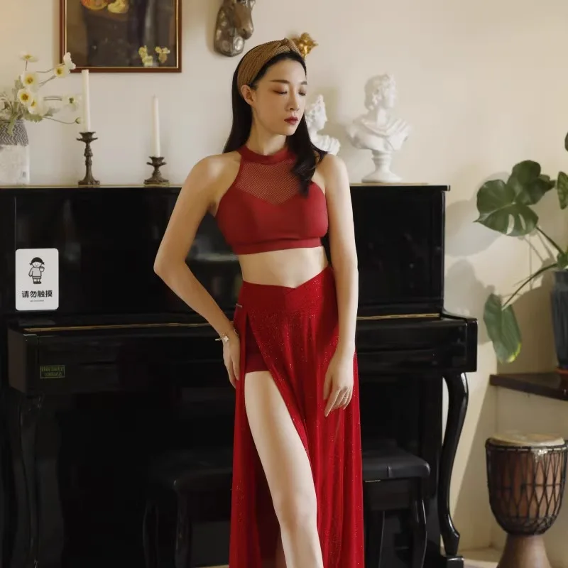 trajes-de-bailarina-del-vientre-personalizados-falda-elastica-de-danza-del-vientre-con-lentejuelas-y-doble-hendidura-traje-inferior-ropa-de-practica