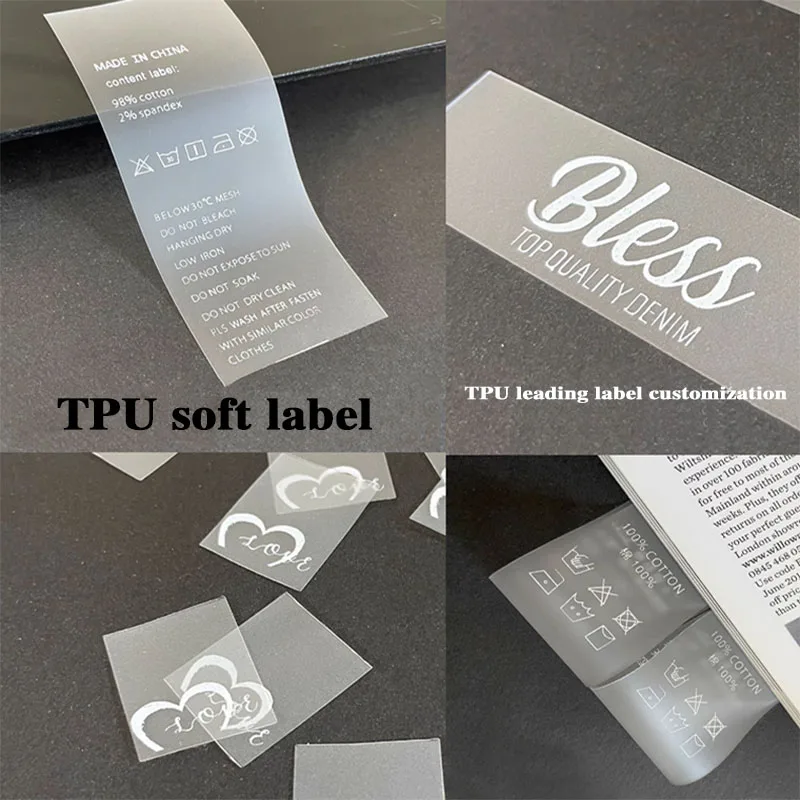 

Washing Label Manufacturers Printed Marks Of tpu material Wash Water Labels Come With Drawings SamplesTo Customize Resistance