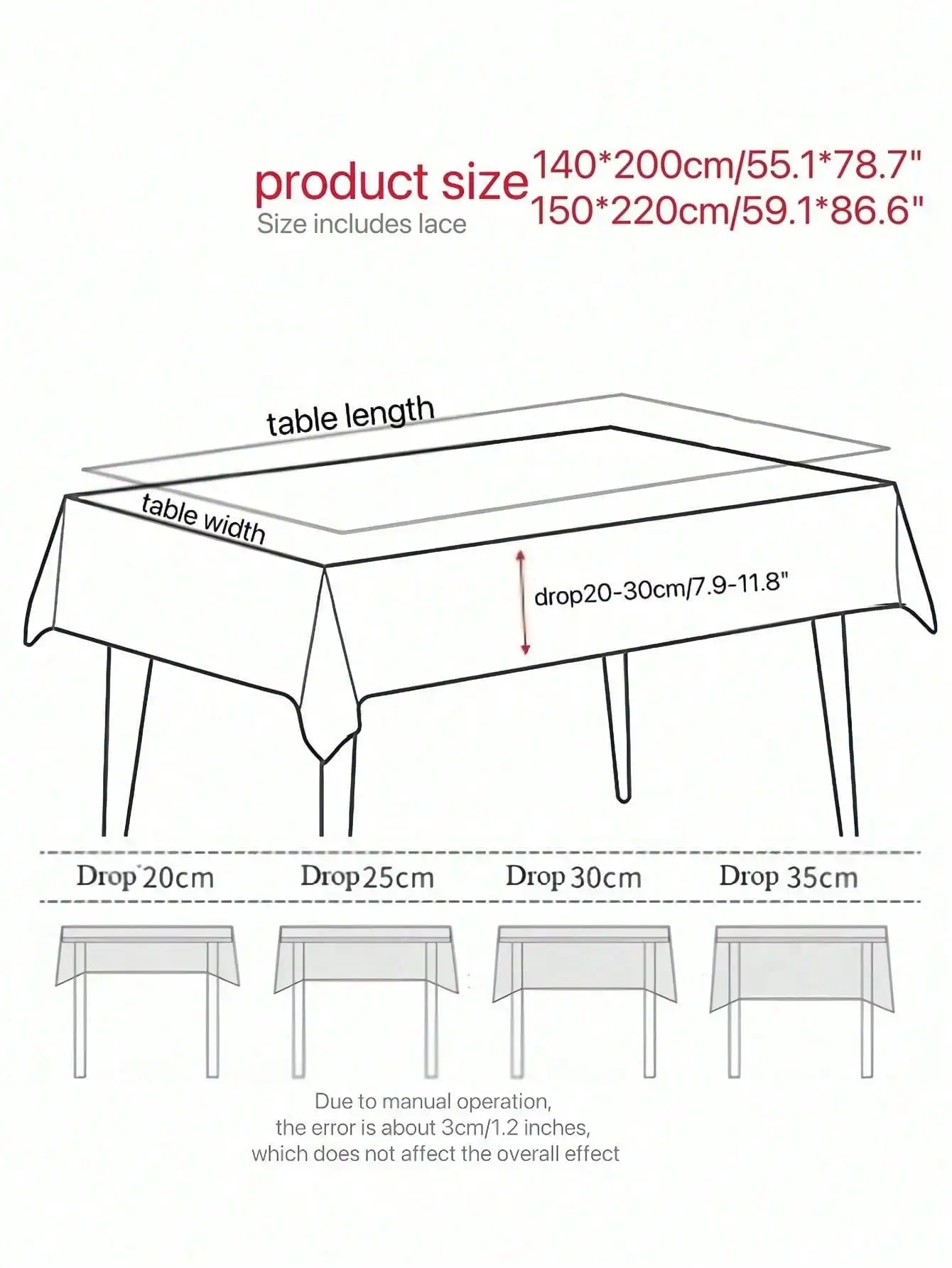 A Floral Embroidered Jacquard Tablecloth, Romantic Polyester Fiber Oval Embroidered Hand-Carved Hollow-Out Dust-Proof and Heat-Resistant Decorative Tablecloth, Suitable for Dining Tables, Coffee Tables, Daily Home Decoration, and Wedding Parties and Festivals
