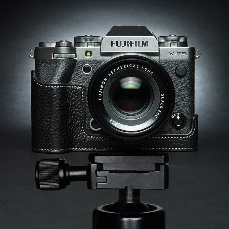 ل Fujifilm X-T5 حافظة كاميرا واقية ارتداءها XT5 كاميرا اليدوية حقيبة كاميرا جلدية حقيقية