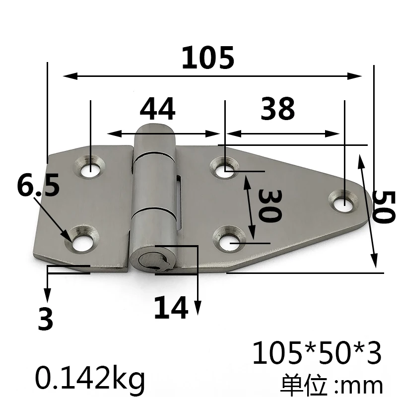 XK422-105 Hot sale 180 degree bed fittings hinge hidden hinges for furniture fittings  105mm*50mm*3mm 10pcs