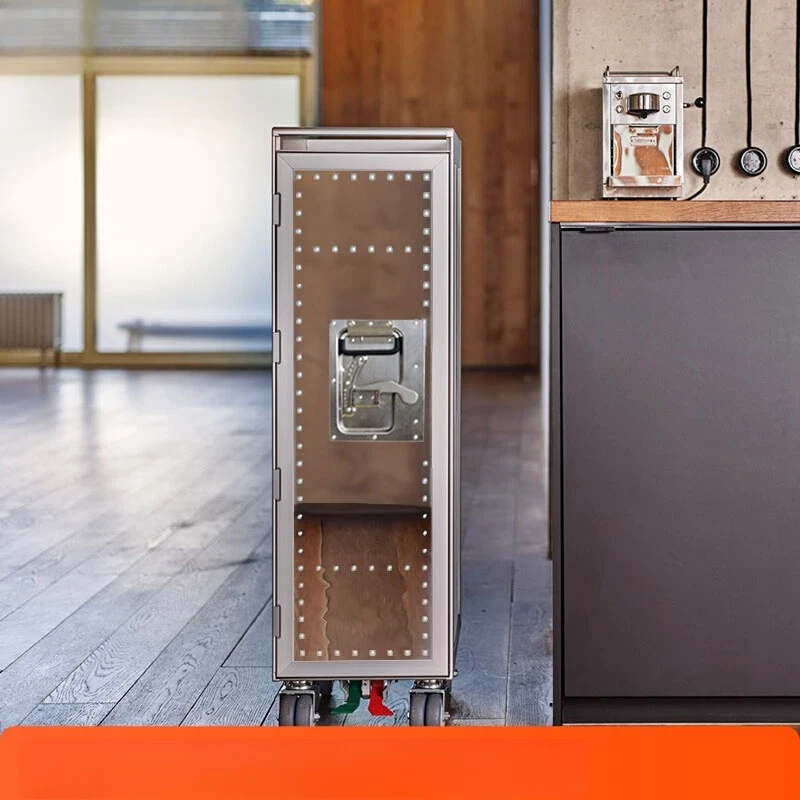 

Airplane dining car Aviation kitchen Drawer storage cabinet Household removable locker Hotel cafe decorative cabinet