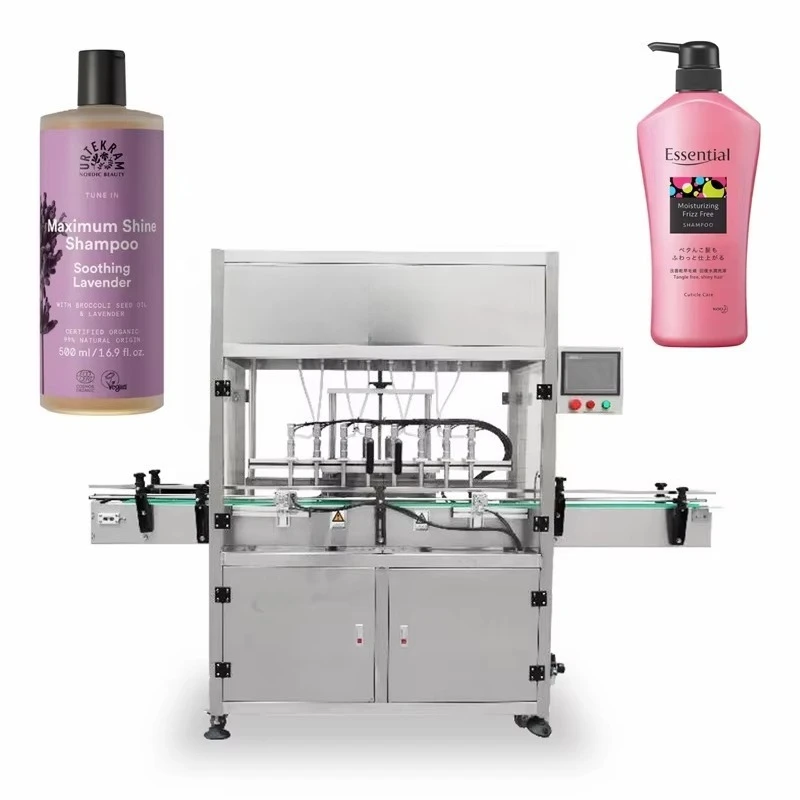 Automatic Paste Hair Dye Cosmetic Body Lotion Shampoo Ointment Paint Small Plastic Bottle Filling Capping Machine