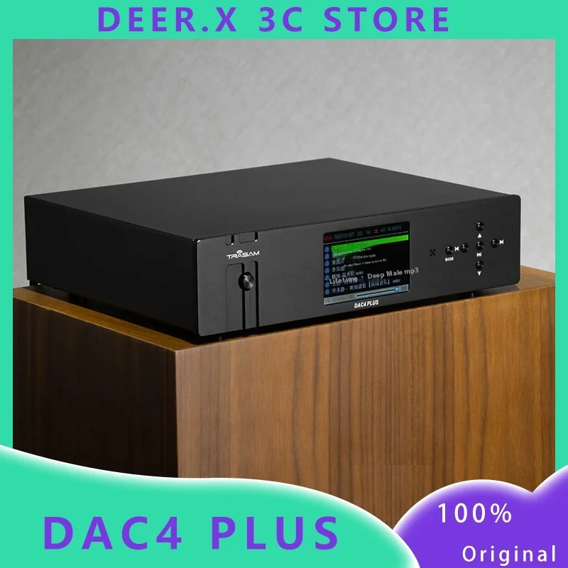 Декодер Trasam DAC4 PLUS Hi-Fi ЦАП аудио DSD256, выход кода источника 4 * чип E59039Q2M, индивидуальный декодер, коаксиальный/волоконный/жесткий диск/USB