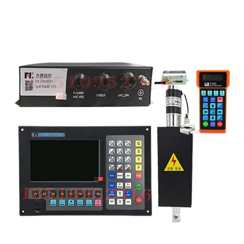 

Cnc Plasma Controller F2100t V5.0 2-axis Plasma Flame Cutting Motion Control System thc Lifter Jykb-100-dc24v/T3 f521