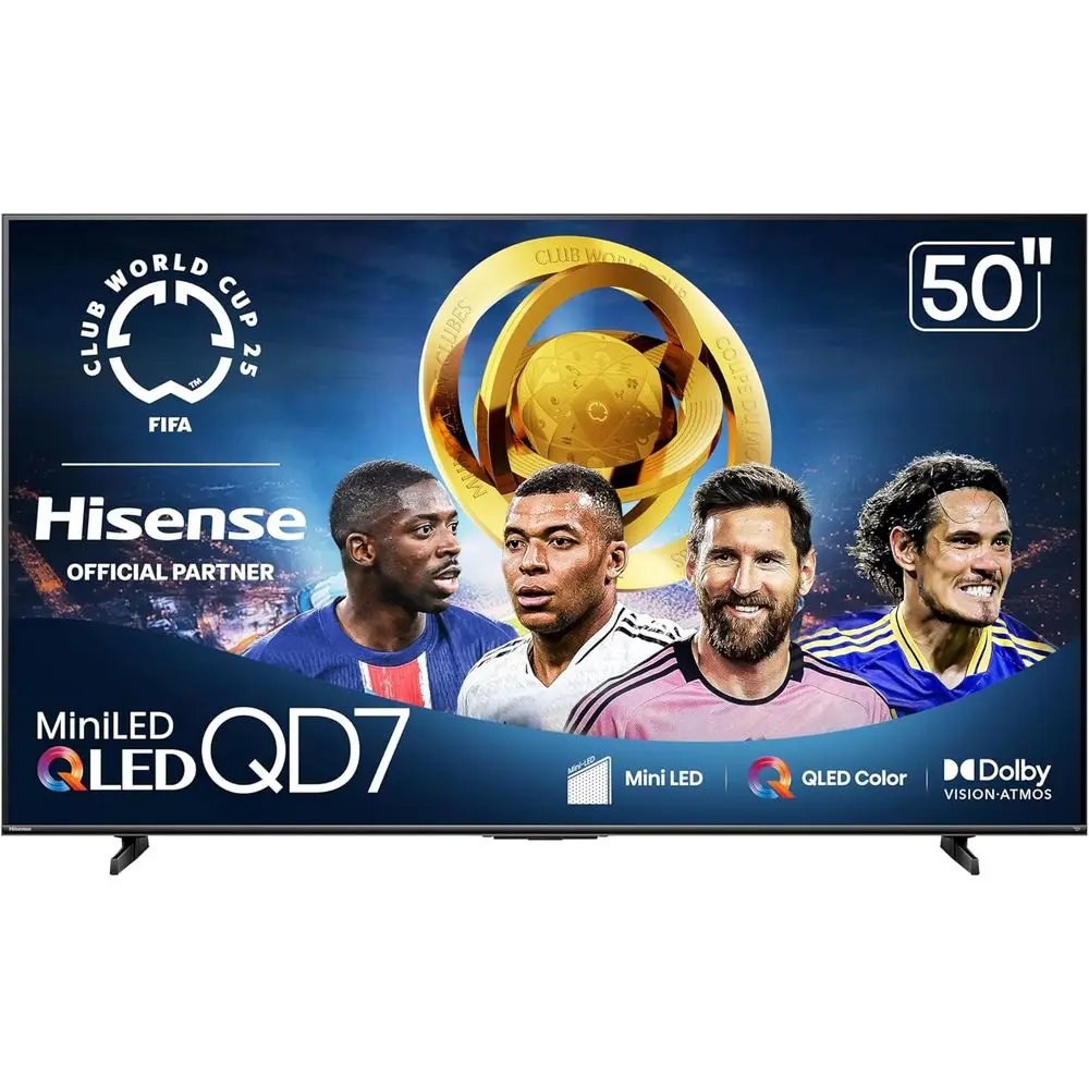 

50-дюймовый телевизор QD7 Series Mini-LED 4K UHD Smart TV 50QD7Q 2025 с QLED, HDR10+, Dolby Vision, Dolby AOS, Game e Plus, ALLM, Alexa