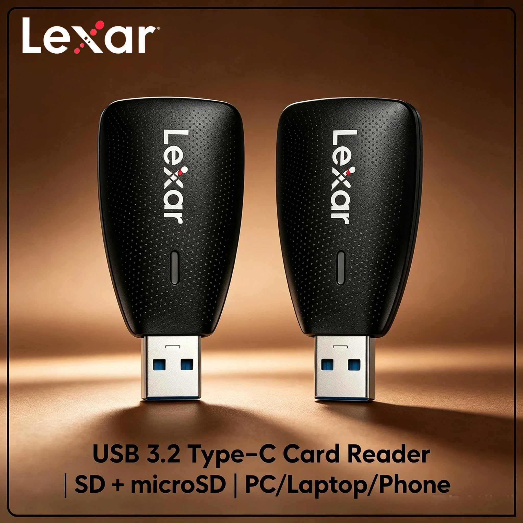 

Lexar USB 3.1 USB 3.2 Type C Card Reader to SD MicroSD TF Card for PC Laptop Smart Memory Card SD Adapter Hot Swappable Pro