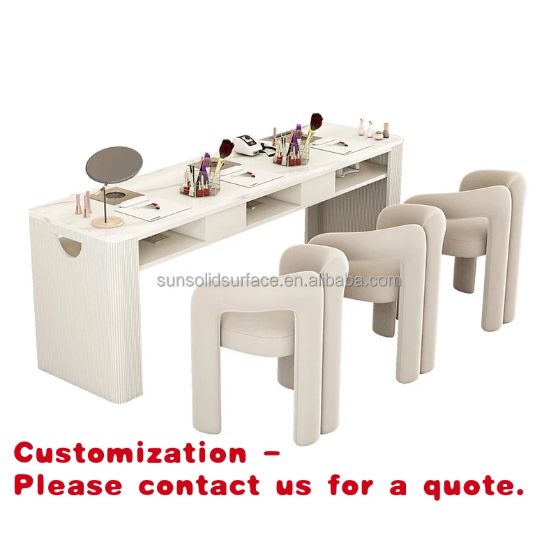 

Customize.Cheap Nail Manicure Table Nail Salon Furniture Professional Nail Tech Desk