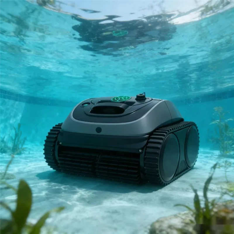

Automatic Pool Robot High Power Motor Strong Suction Efficient Pool Cleaner Robot Strong Suction Large Area Cleaning for Home