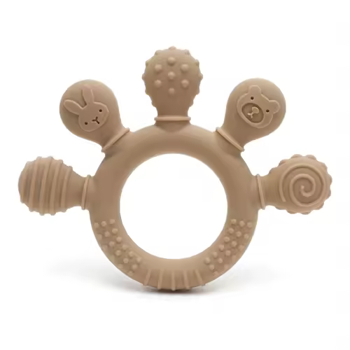 erduo Silicone Baby teether anxiety teething toys 0 12 months chew beads sensory gum relief soother - Image 13
