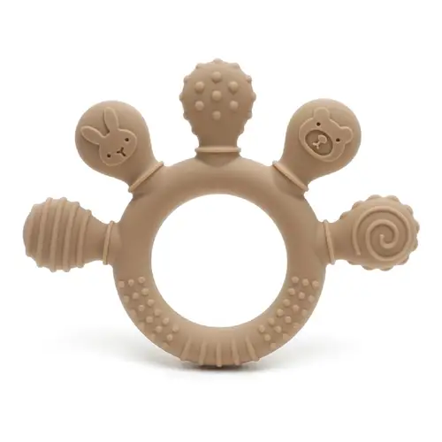 erduo Silicone Baby teether anxiety teething toys 0 12 months chew beads sensory gum relief soother - Image 13