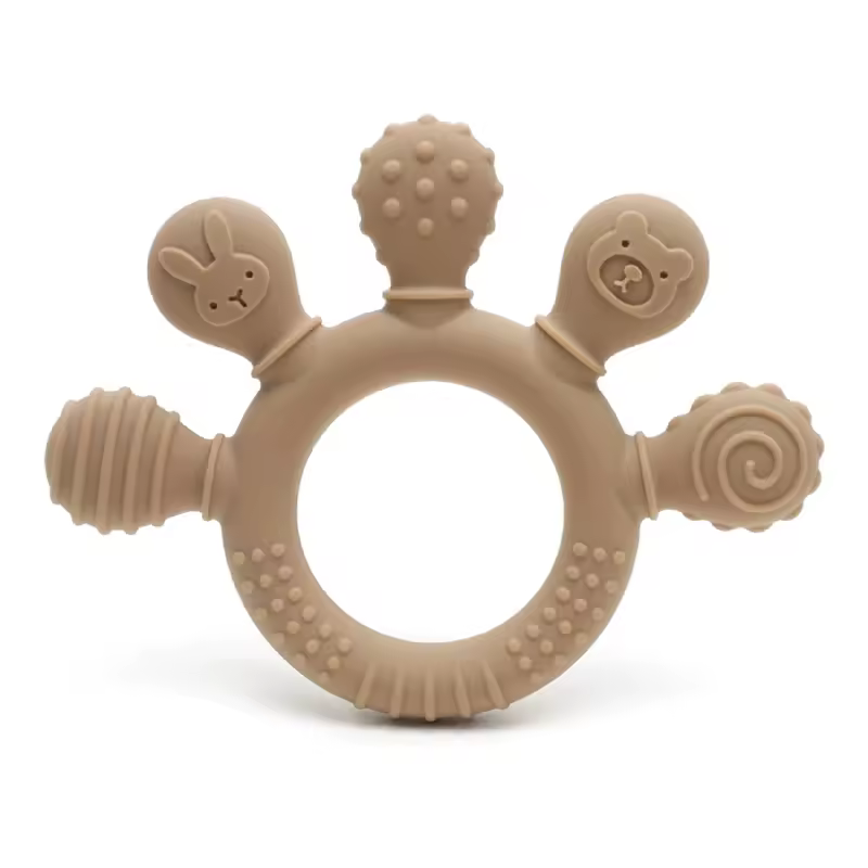 erduo Silicone Baby teether anxiety teething toys 0 12 months chew beads sensory gum relief soother - Image 13
