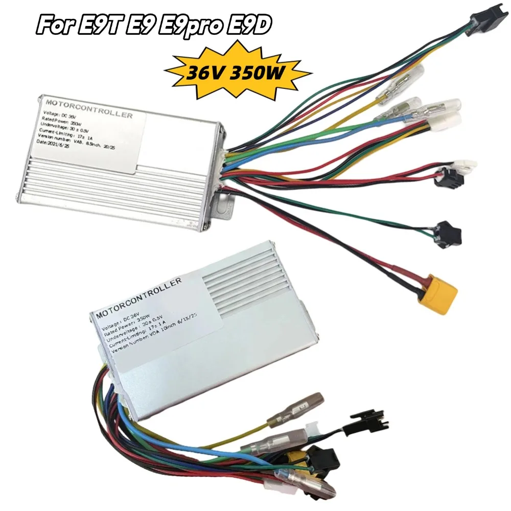 36V 350W Electric Scooter Motor Controller For E9T E9 E9pro E9D Aluminum Alloy Electric Scooter Controller Accessories