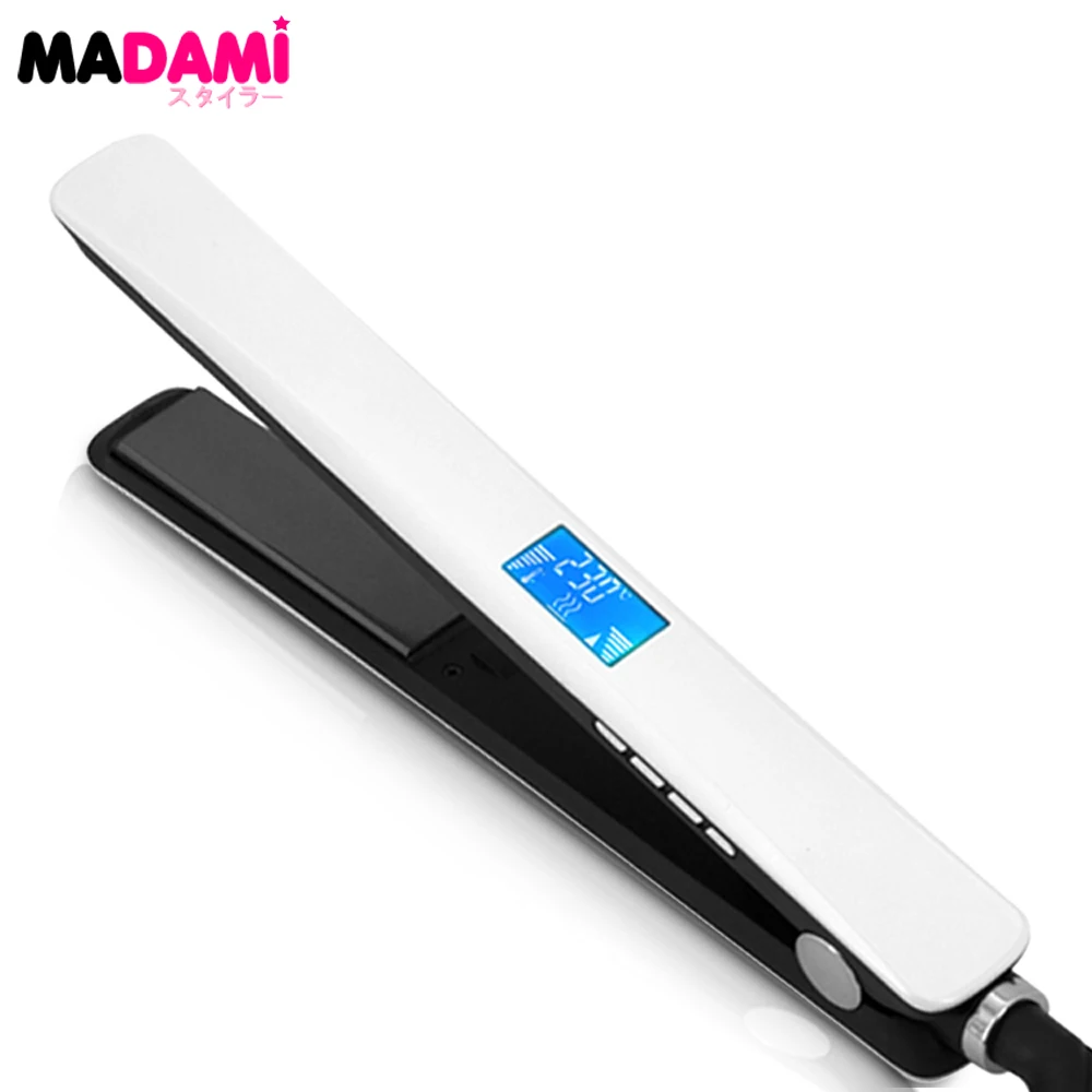 

Professional Hair Straightener Floating Titanium Plate Fast Heating Keratin Treatment 1 Inch 450°F Flat Iron Hair Styling Tools