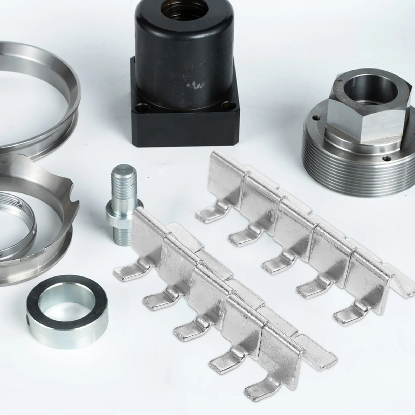 Clip per mensola per armadio da 10 pezzi Supporti metallici per vetrine per armadi Superficie liscia ad alta resistenza Clip per mensola per armadio facile da montare