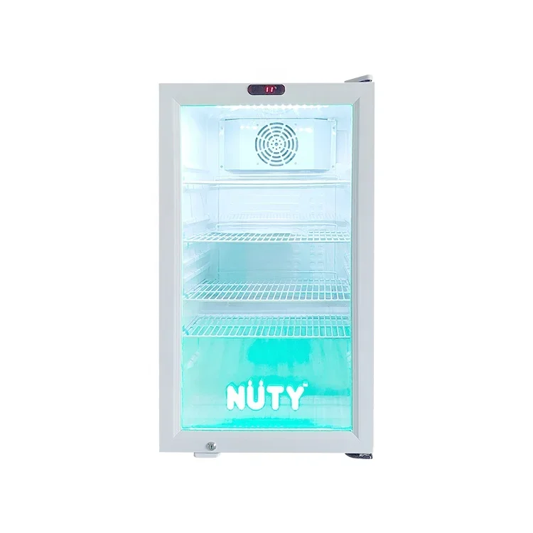 98L Commercial Home Appliances Mini Fridge Beverage Display Refrigerator