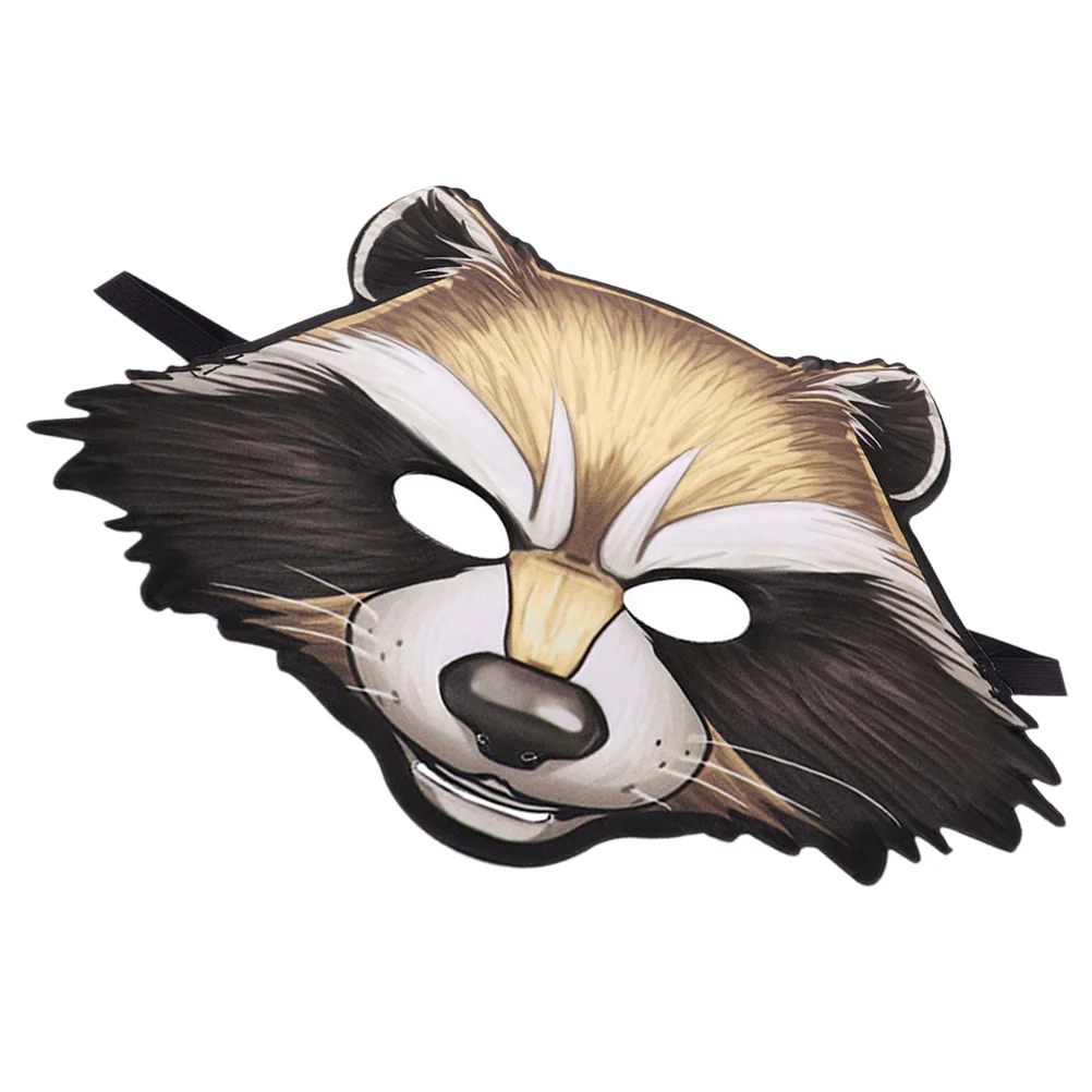 

Halloween Party Cosplay Mask Simulation Raccoon Mask Creative Cosplay Animal Mask Prop