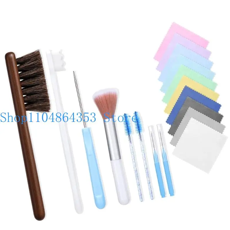 

652F Практичный набор кистей для домашних животных. Щетка для чистки подходит для чистки ювелирных изделий. Нежный, безопасный с