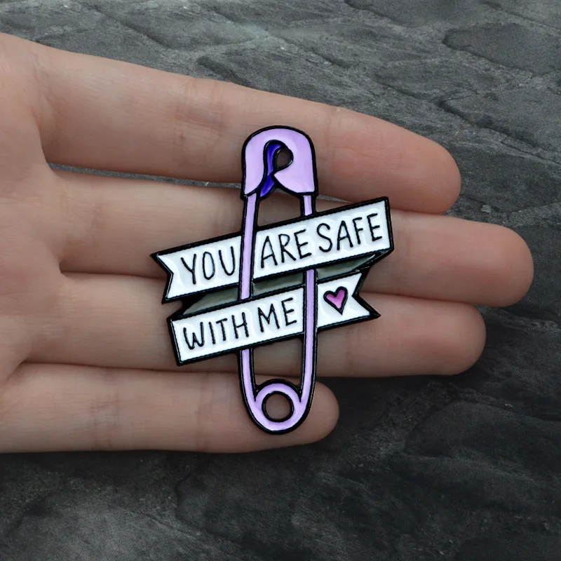 Fight Like A Girl Enamel Pins Feminism Lapel Badge Bag Clothing Brooch Decoration Jewelry Jewelry Gift
