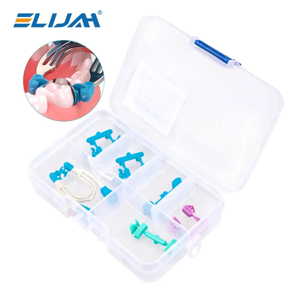 A Type Denspay Dental Matrix Sectional Contoured Plier Kit Metal Spring Clip Matrices Clamps Wedges Rings Replaceable Tools