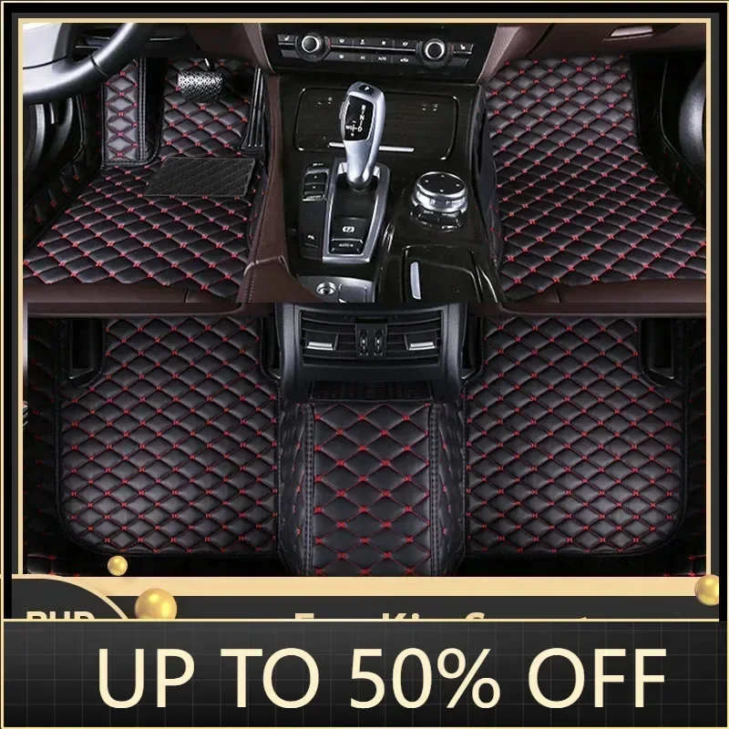 Car Floor Mats For Kia Sonet QY 2020 2021 2022 2023 2024 5saet Auto Custom Auto Foot Pads Leather Carpet Interior Accessories