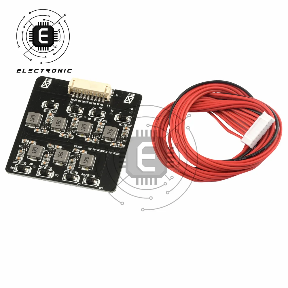 

BMS 4S 8S 1.2A Balance Board Lifepo4 LTO Lithium Battery Active Equalizer Balancer Energy Transfer Board BMS 4S 8S