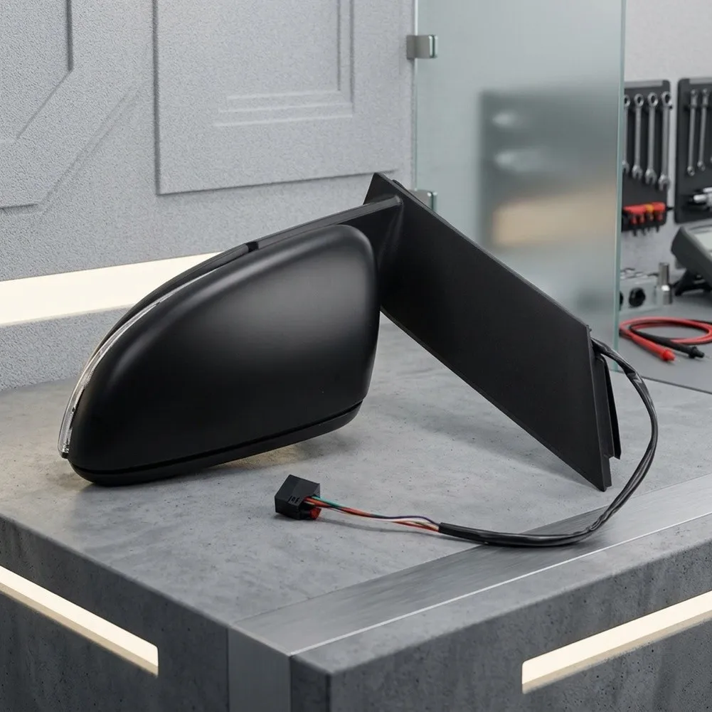 LHD Door Mirror Left Side Mirror For Daily Driving Left Side Rearview Mirror Heat Resistant Material Pressure Resistant