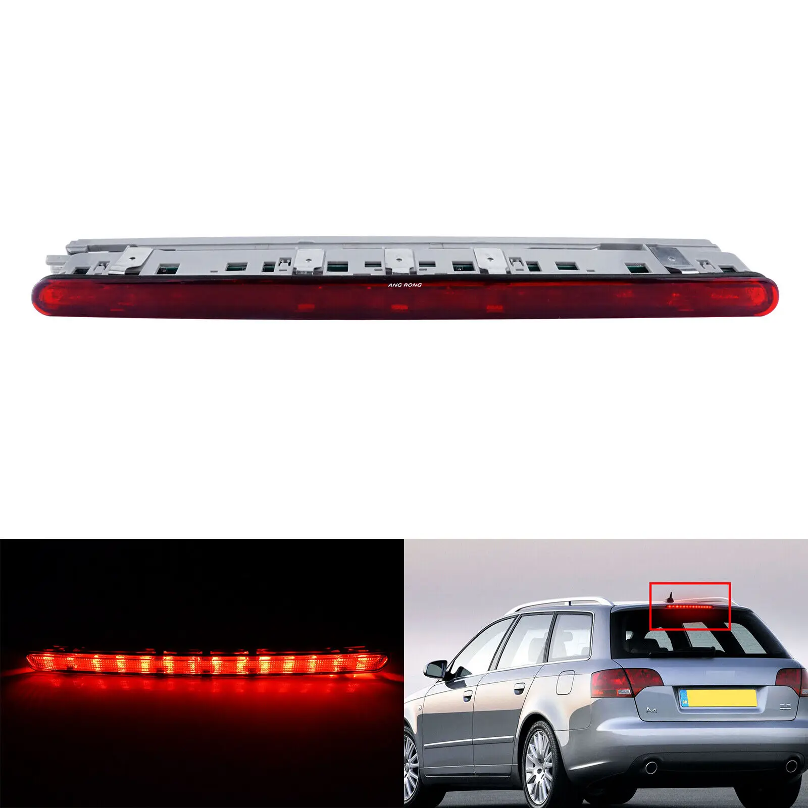 

For Audi A4 8E Avant 05-08 High Level Third LED Brake Stop Light Red 8E9945097B