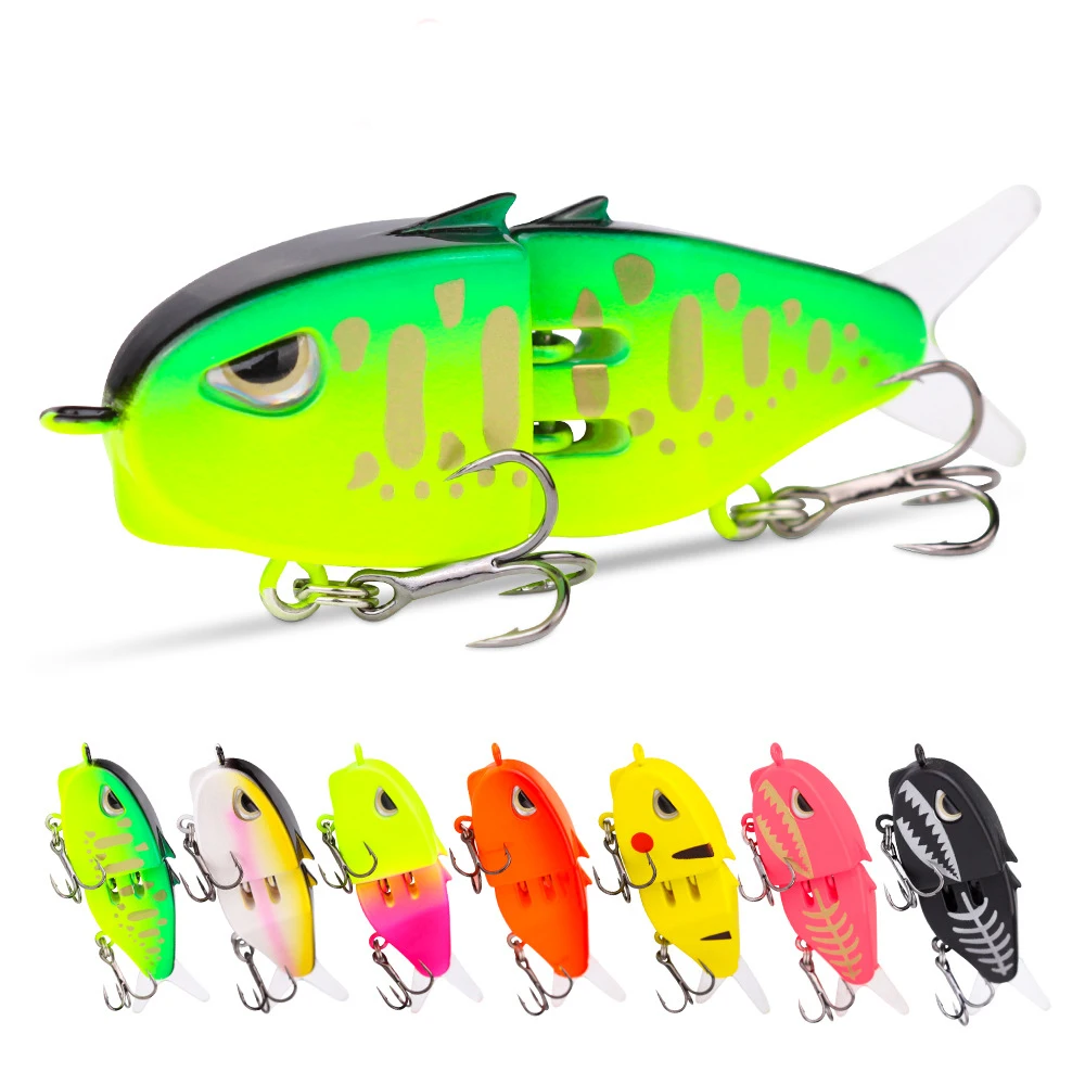 

Sinking Lead Pencil Lure 6cm-6.5g Double Hook Artificial Simulated Swimming Lure for Black Bass and Perch Fishing Accessories