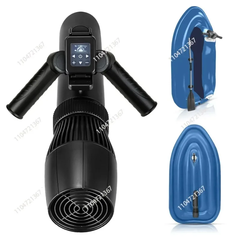 

Electric water-powered inflatable motorboat, foldable kayak, underwater propulsion for divers