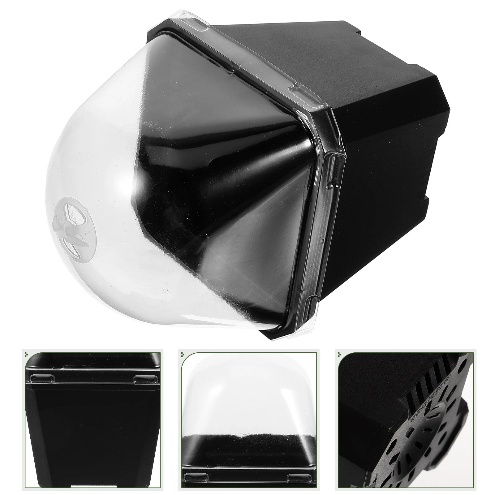 

5Sets Thick Clear Plastic Nursery Pots Durable Succulent for Home Garden Flower Planting Nursery Planter