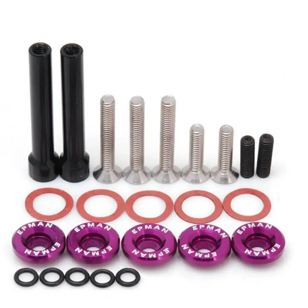 HUB sports Valve Cover Washers Kit for Honda D-Series (Red, Black, Silver, Blue,Purple,Green) HU-DP008