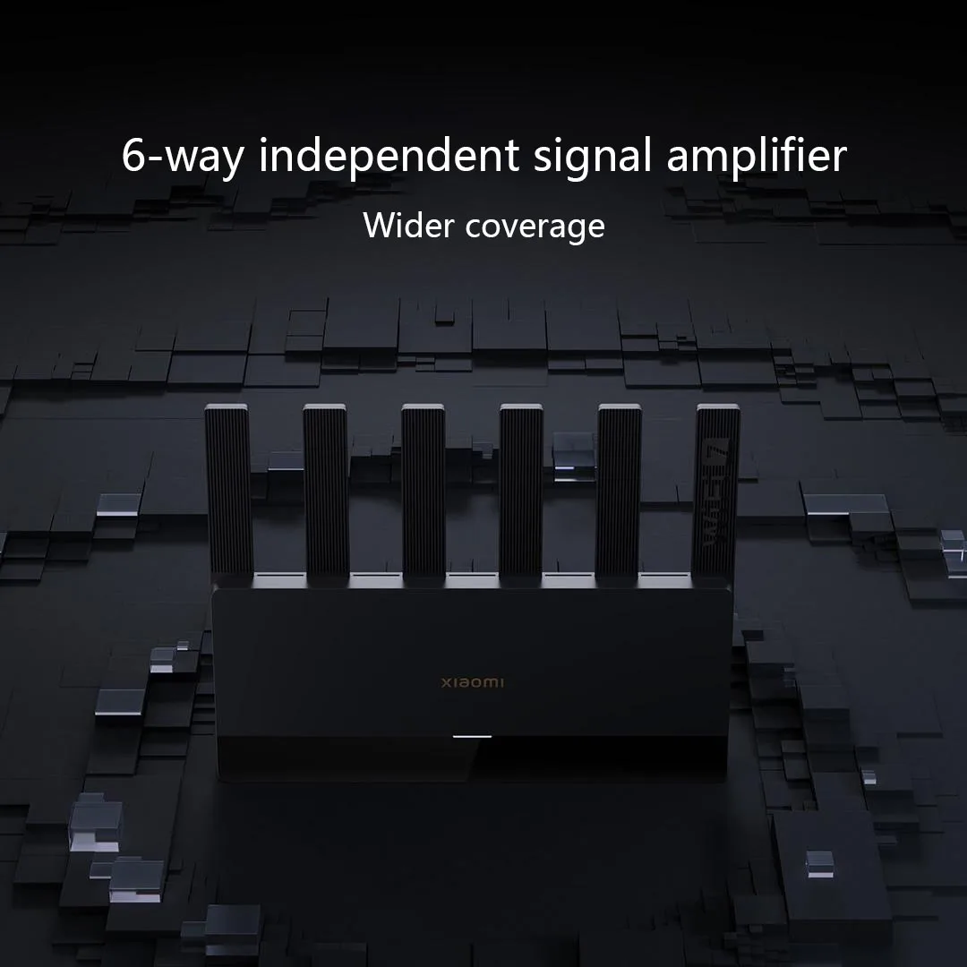 Imagem -05 - Mlo Roteador de Dupla Freqüência Wifi 6500mbps 2.5g Porta Ethernet 2.4 Ghz 5ghz Mesh Amplificadores de Sinal Independentes cn Xiaomi-be6500