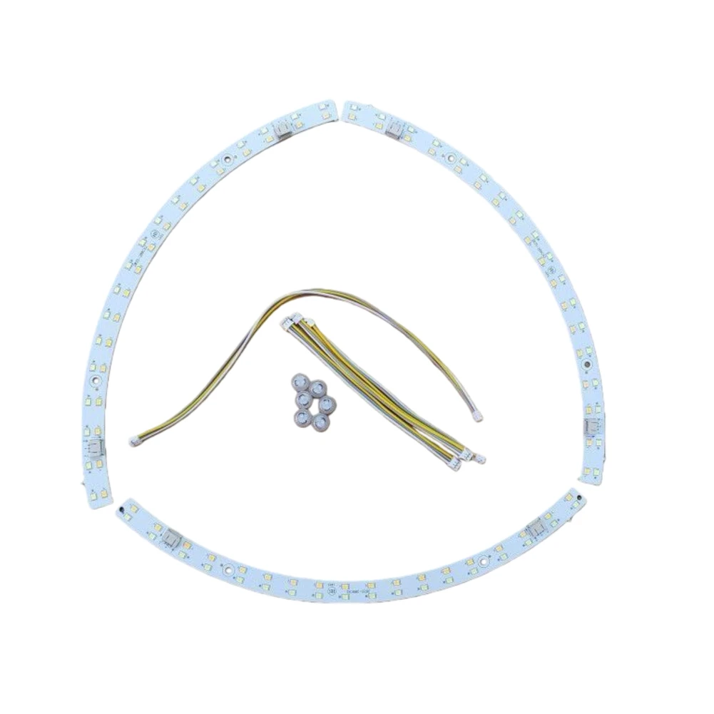 Fan Light Replacement Curved LED Strip For Home Lighting Multiple Wattage Options Curved Semicircular Design For Ceiling Fan