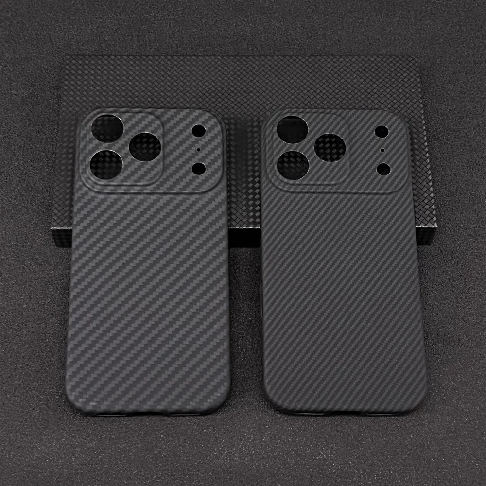 For Magsafe Magnetic Carbon Fiber Phone Case For iPhone 17 Pro Max Ultra Thin Aramid Fiber Cover For iPhone 17 Air