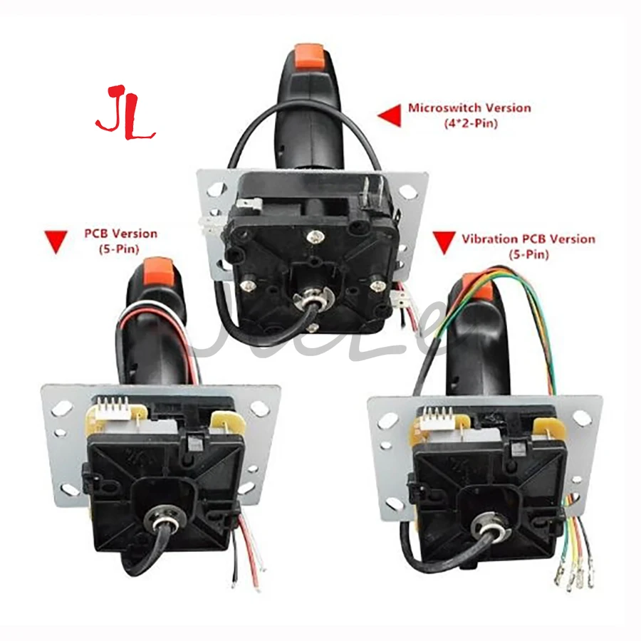 

Вибрация с верхней кнопкой триггера для самолетов, симулятор аркадных игр Battle City, кран-машина, летный джойстик, 8-контактный, 5-контактный