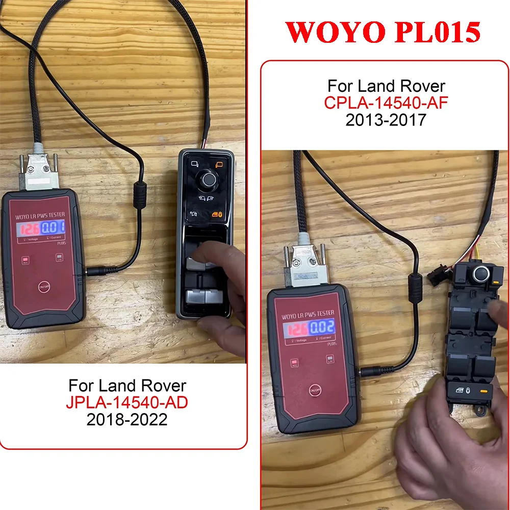 

WOYO PL015 Automotive Glass Lifter Inspection Tool For Land Rover Diagnostic Power Window Control Switch Tester For Range Rover